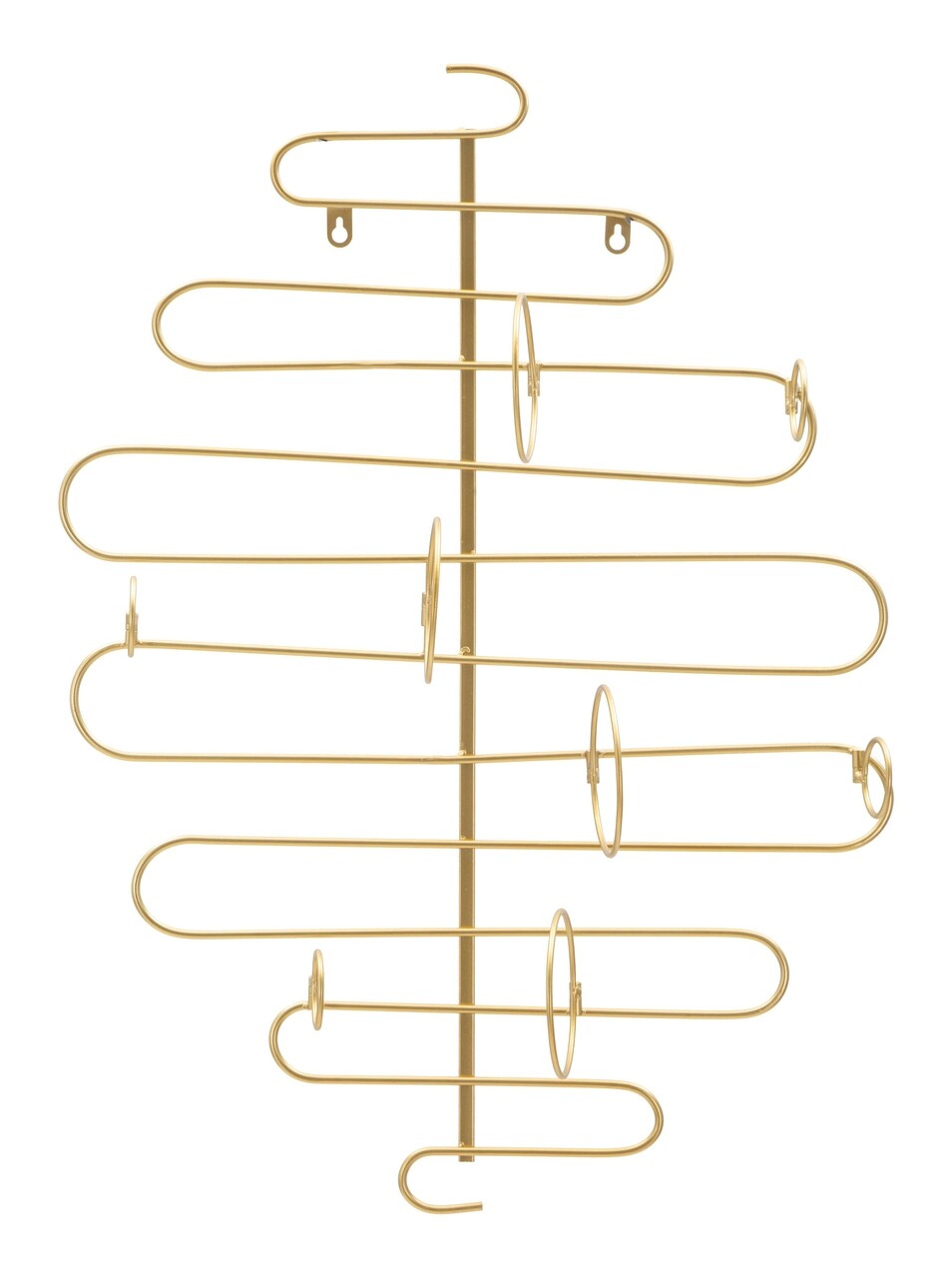 Suport pentru sticle Alid, Mauro Ferretti, 53x13x72 cm, fier, auriu - imagine 6